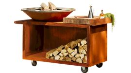 OFYR Island Corten 100 pro Teak Wood