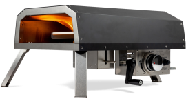 BASTE pizzaoven gas met draaiende pizzasteen - RVS