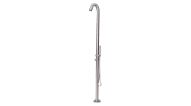 W'eau Eclipse buitendouche - Geborsteld RVS