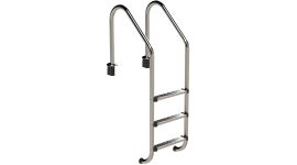 IDEAL Standaard RVS zwembadtrap 3 treden - AISI 316