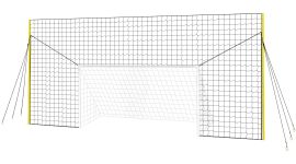Open Goaaal Junior voetbaldoel, rebounder & backstop - 3 in 1 - 240 x 140 cm