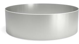 Staalwand rond Ø360 x 120 cm (met uitsparingen en profielen)