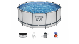 Bestway Steel Pro MAX zwembad - 366 x 122 cm - met filterpomp en accessoires