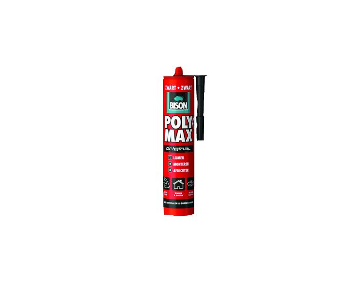 Bison Poly Max Original zwart 425gram
