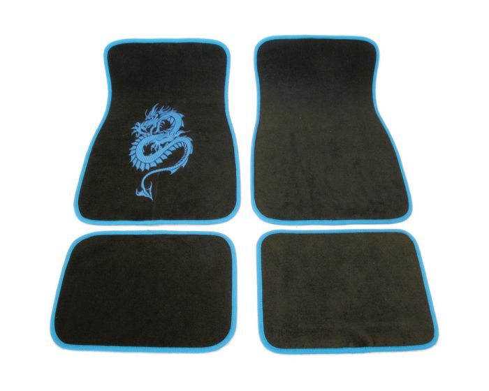 Mattenset Draak Blauw