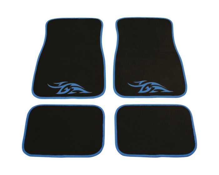 Mattenset Tribal Blauw