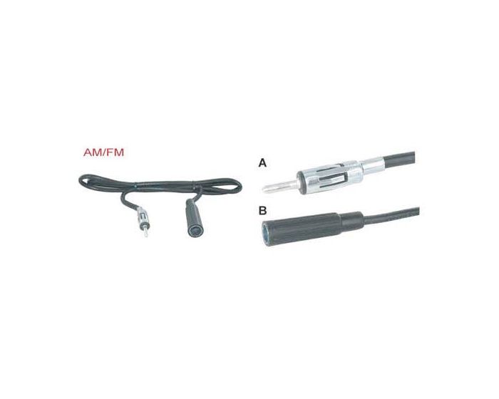 Antenne verlengkabel 100 cm.