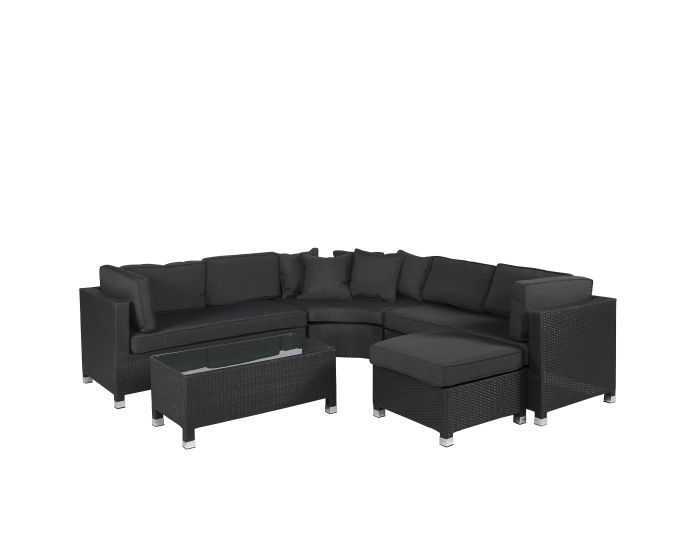 Loungeset luxe hoekbank wicker