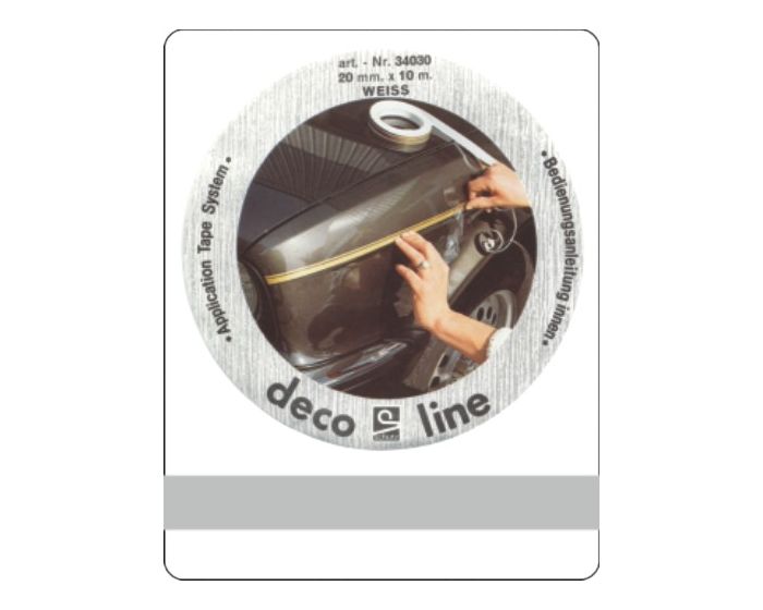 Bies zilver 7mm sticker