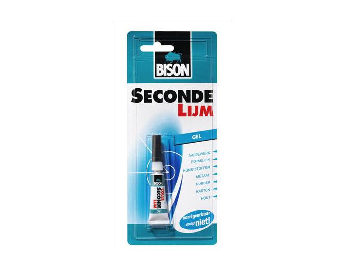 Bison Secondelijm Gel 3gram