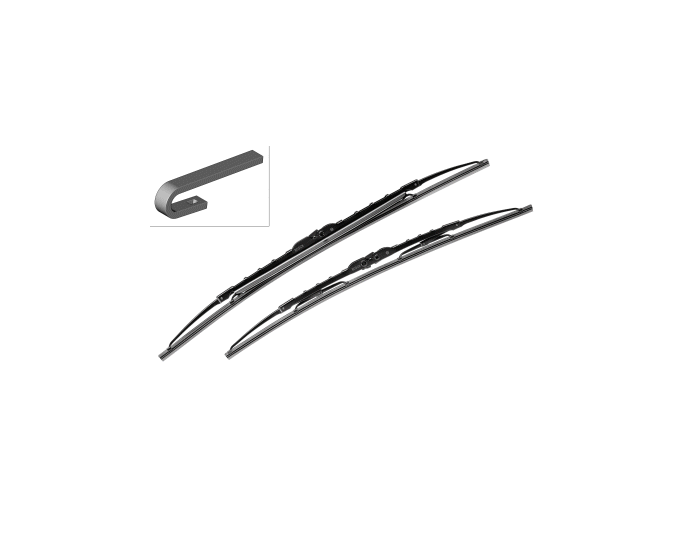 Bosch Twin Spoiler 602S Ruitenwisser set