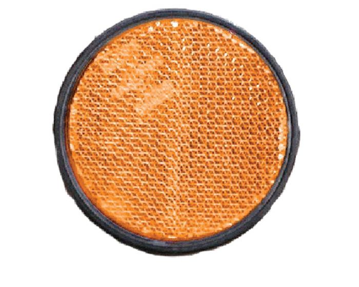 Reflector 60mm zelfklevend oranje
