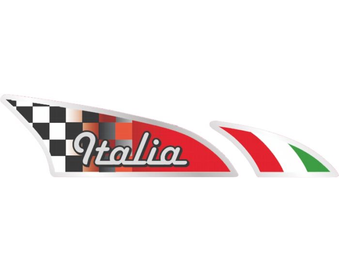 Italiaanse vlag sticker