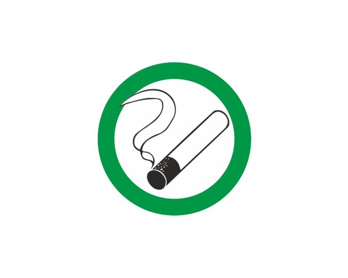 Roken toegestaan sticker