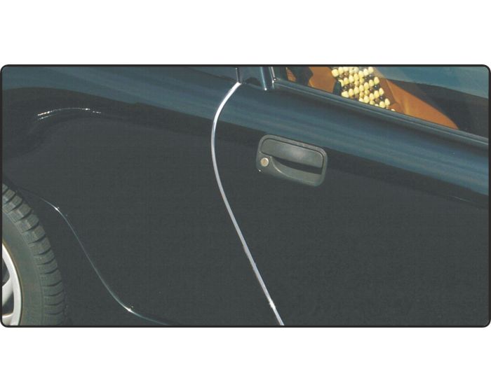 Portierbeschermer zilver (2x) sticker