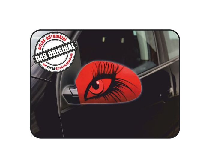 Spiegelset boze blik sticker