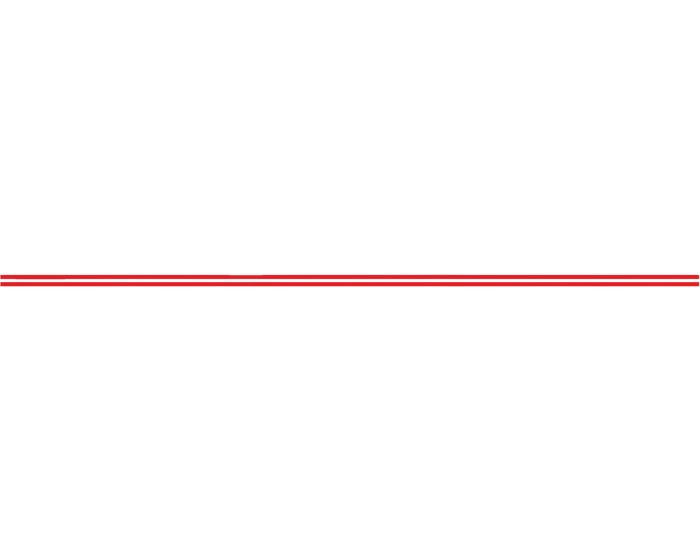 rallystriping neon rood sticker