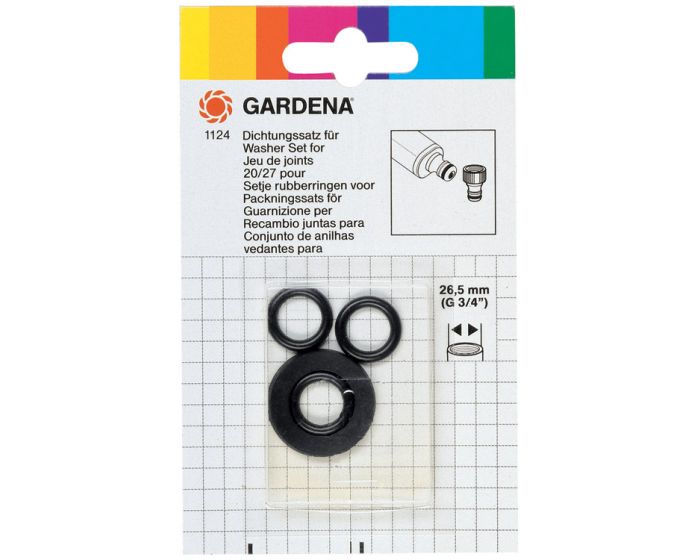 Gardena set rubberringen 3/4