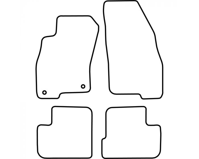 Automatten Fiat Grande Punto 2005-2011