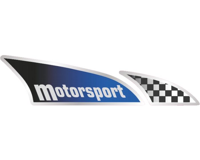 Motorsportvlag rechts sticker