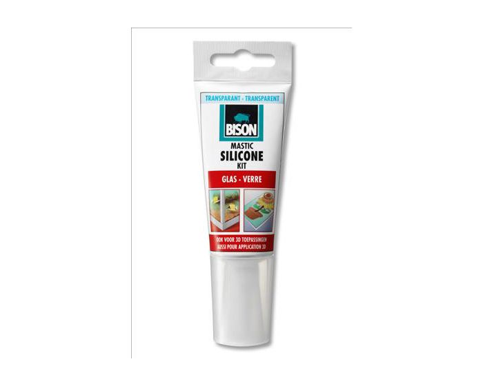 Bison Siliconenkit Glas 80ml
