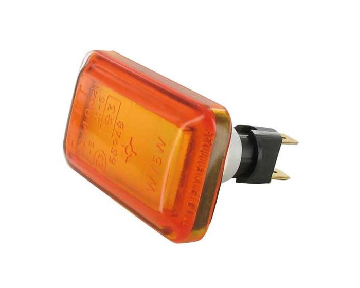 Exterieur - Zijlamp 12 Volt amber 1 stuk