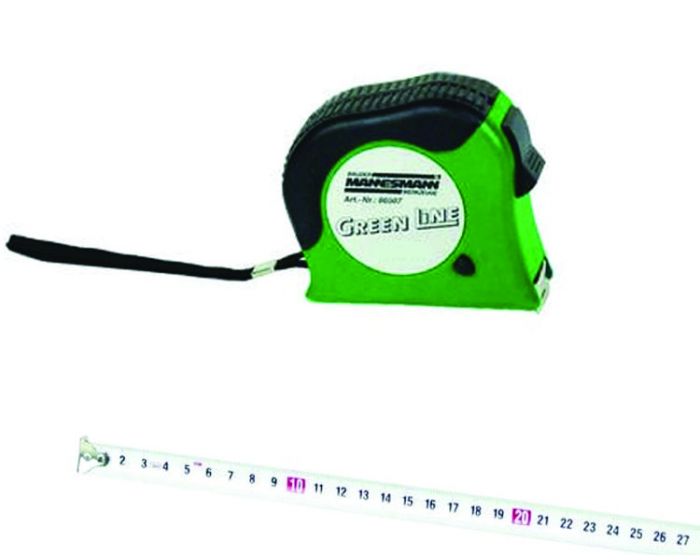 Mannesmann Rolbandmaat 5 meter met stop