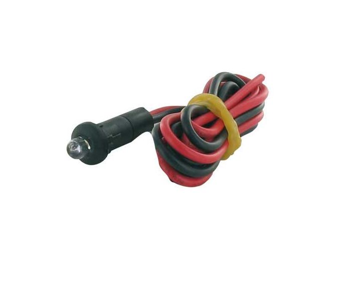 Controle lamp blauw 12 Volt