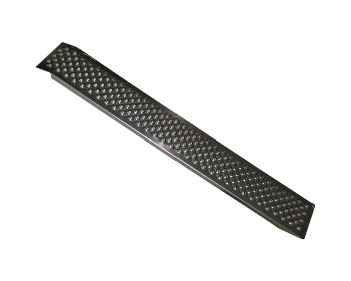 Oprijplaat aluminium 200 x 21 cm