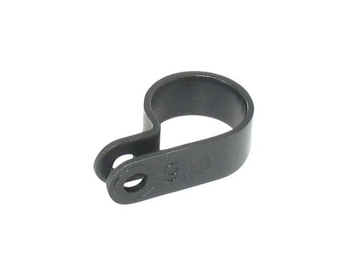 P-Clip 16 mm zwart 5 stuks