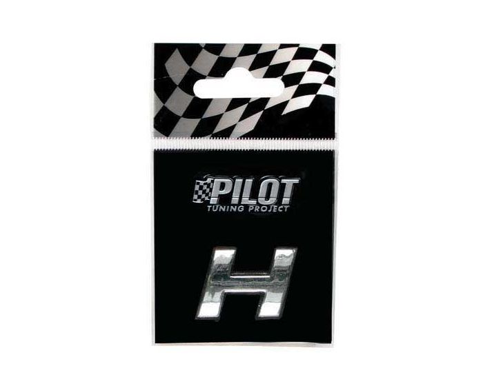 3D letter chroom - H
