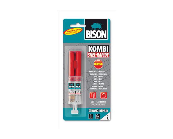 Bison Kombi Snel transparant 24ml