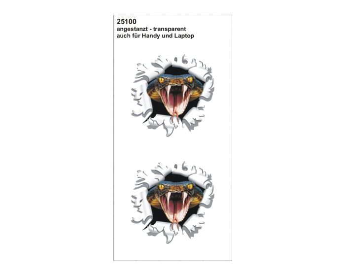 Kogelgat cobra set sticker 60x60
