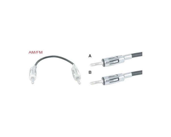 Antenne adapter din male - din male