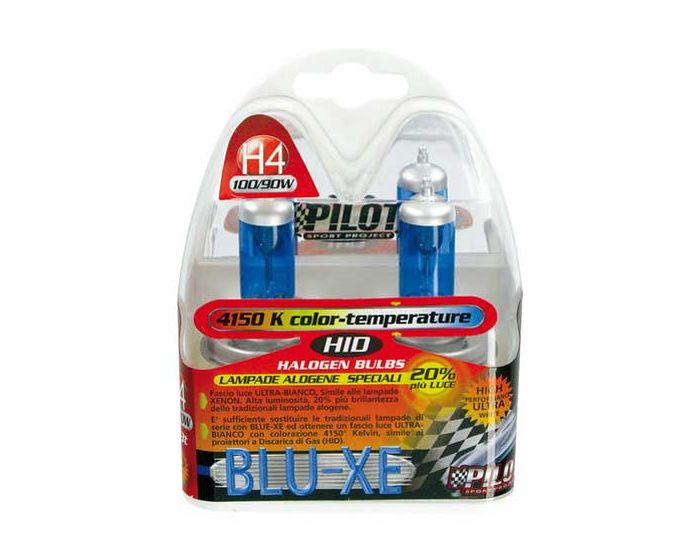 Verlichting H4 Blue-Xe lampen 100/90W 4500K