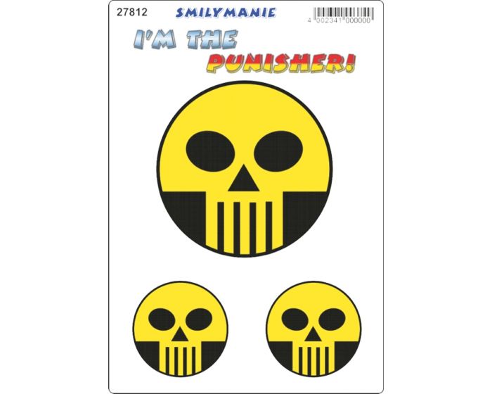 Smiley punisher sticker