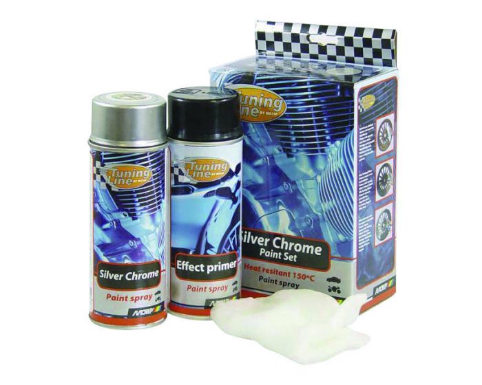 Motip silver chrome set