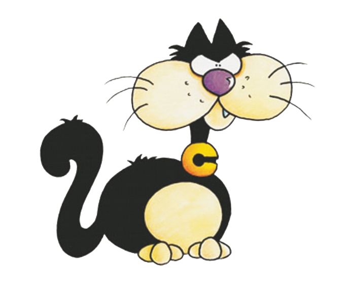 Kat sticker 11,5x10