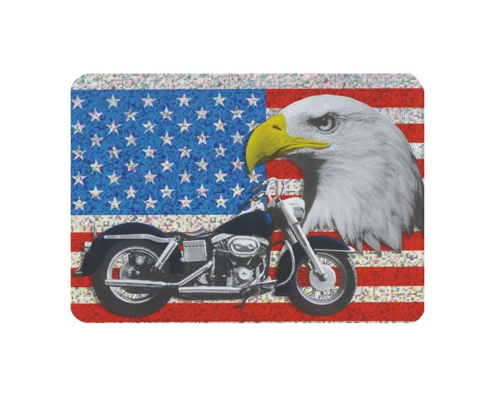Usa vlag motor hologram sticker