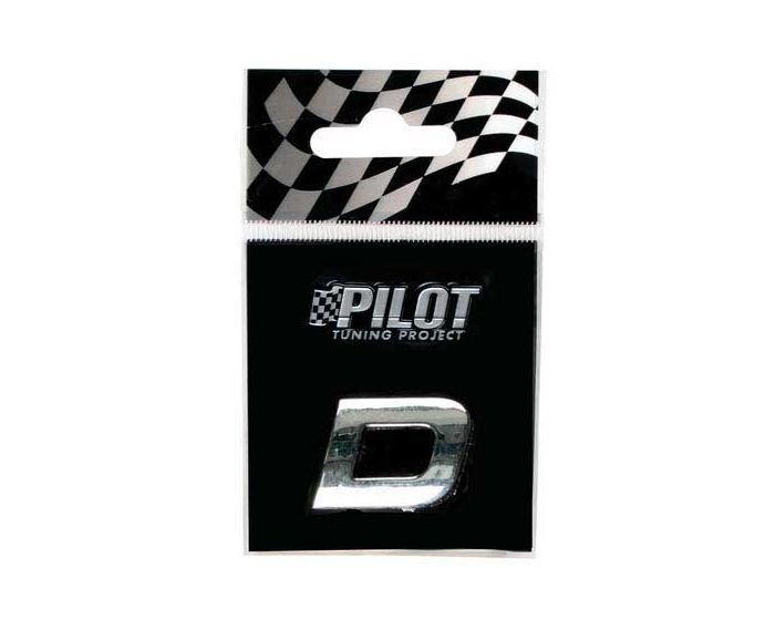 3D letter chroom - D