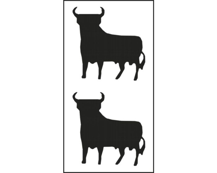 Stierenset sticker