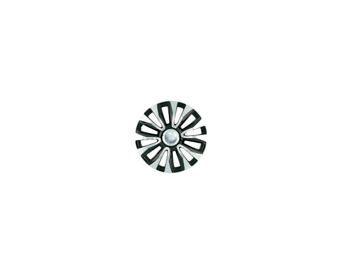 Avelon Chrome Zwart – 13 inch wieldoppen