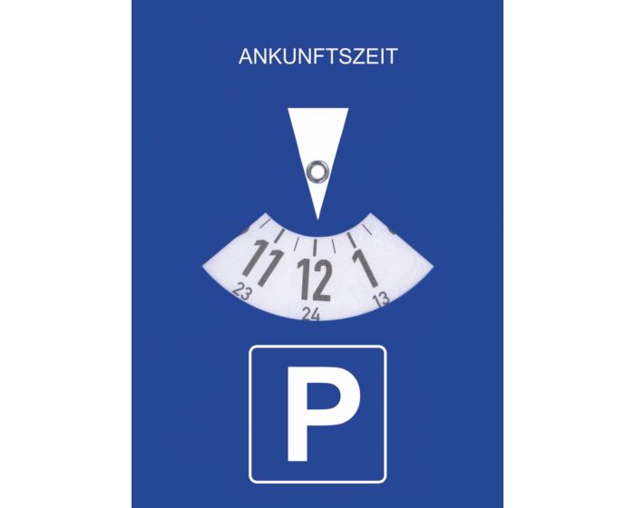 Parkeerschijf statisch