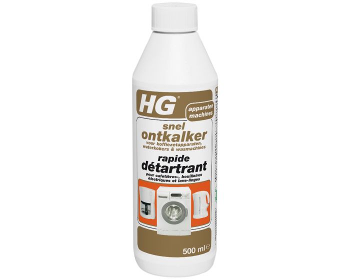 HG snel ontkalker voor koffiezetapparaten, waterkokers & wasmachines
