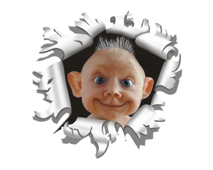 Baby sticker 9x9
