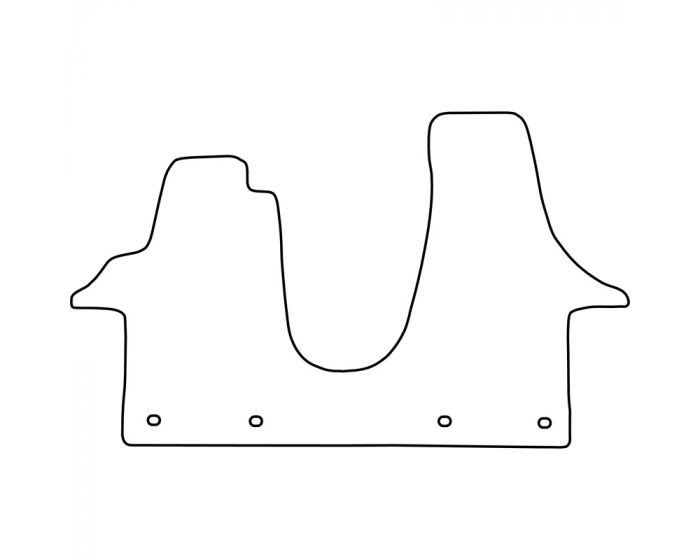 Automatten Volkswagen Transporter T5 2003-2015 & T6 2015- (alleen voor)