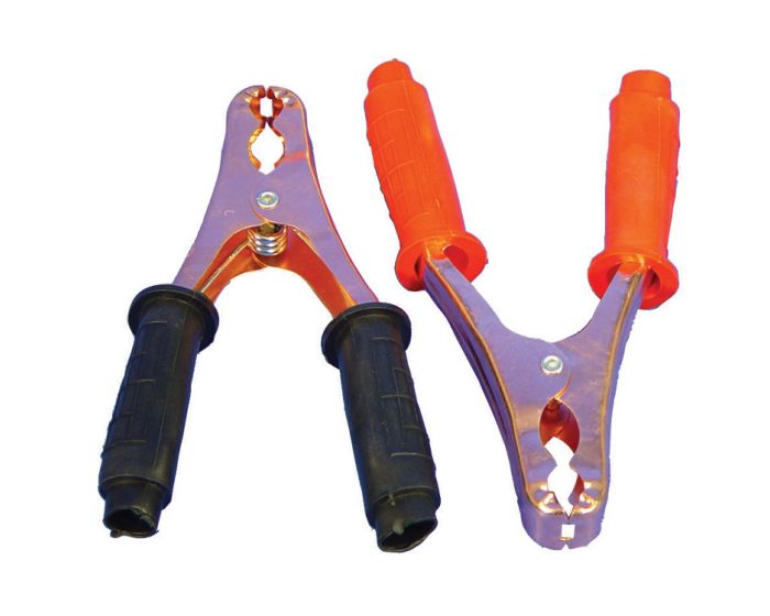 Accuklemset 200 amp. rood+zwart
