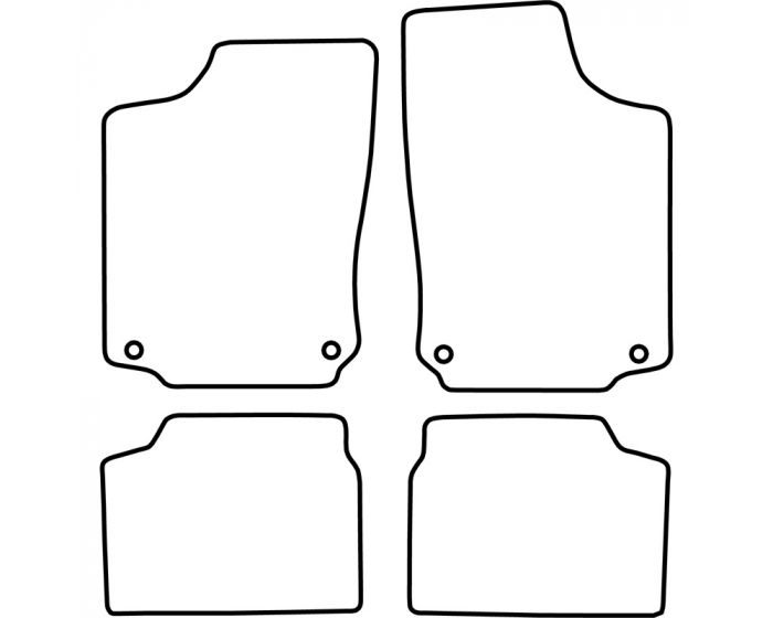 Automatten Opel Corsa C 2000-2006