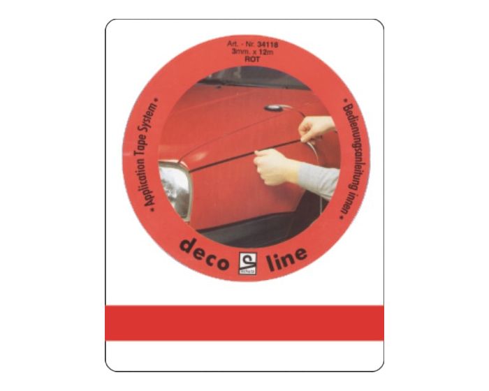Bies rood 7mm sticker