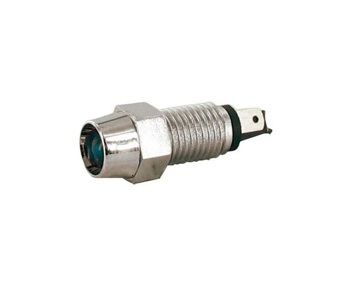 Controle lamp blauw 12 Volt